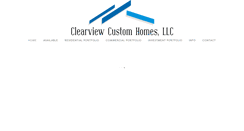 Desktop Screenshot of clearviewcustomhomes.com